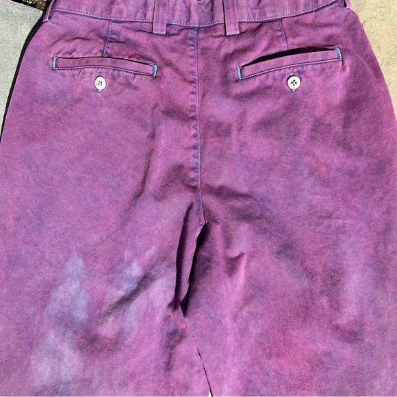 Y2K Reworked Custom Dyed Relaxed Fit Pleated Pants - Picture 6 of 9